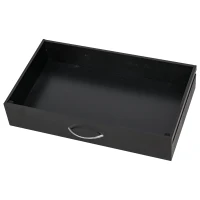 HOMCOM Rolling Kitchen Trolley Serving Cart with Drawer, Cup Holder and Wine Rack Storage Cabinet Kitchen Island Cart with Wheels, Black(m-9)