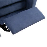 HOMCOM Electric Power Lift Recliner Velvet-Touch Fabric Chair with Remote Control for Elderly With Footrest, Reinforced Heavy Duty Reclining Mechanism, Living Room(m-9)