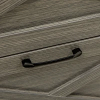 Vinsetto Vertical File Cabinet with Hanging Bars for A4 Size for Home Office, 29.9"x 19.7"x 30.3", Grey(m-10)