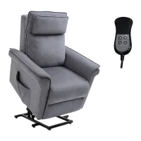 HOMCOM Modern Electric Power Lift Recliner Chair Kneading Massage Sofa Lounge with Headrest, Remote Control & Side Pocket(m-2)