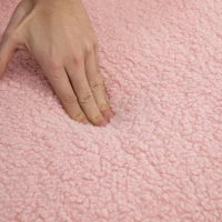 HOMCOM Lounge Chair for Bedroom Living Room Chair with Soft Upholstery and Gold Legs Pink(m-10)