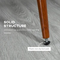 HOMCOM Dining Chairs Set of 2, Tufted Kitchen Chairs, PU Leather Upholstered Seats and Steel Legs for Dining Room, Grey(m-6)