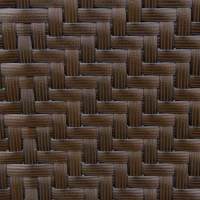 Outsunny Rattan Reclining Folding Chair, Outdoor Wicker Portable Recliner with 7 Adjustable Backrest Position for Garden, Balcony, Patio, Brown(m-10)