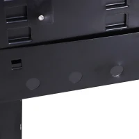 Outsunny Folding Table Top Charcoal Grill Portable BBQ Grill Camping Picnic Cooker Outdoor Easy Carrying Barbecue Smoker w/ Tools(m-8)