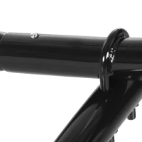 Outsunny 10' Hammock Stand with Steel Frame, Hammock Chair Stand Only for Garden, Camping, Picnic, Outdoor, Patio, Black(m-10)