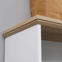 HOMCOM Kitchen Pantry Buffet Server Hutch Storage Sideboard Bookcase with Drawers & Cabinets for Living Room Cabinet Console(m-10)