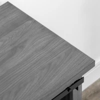 HOMCOM Buffet Cabinet Kitchen Storage Sideboard with Glass Sliding Door, Adjustable Shelf for Dining Room, Gray(m-10)