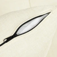 HOMCOM Folding Sofa Bed, 4-in-1 Multi-Function Sleeper Chair Bed Ottoman with Adjustable Backrest, Pillow, Side Pocket for Home Office, Bedroom, Living Room, Cream White(m-9)