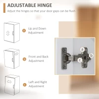 HOMCOM Kitchen Pantry Buffet Server Hutch Storage Sideboard Bookcase with Drawers & Cabinets for Living Room Cabinet Console(m-7)