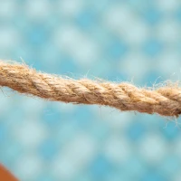 Outsunny 4FT Wooden Garden Bridge Arc Footbridge with Hemp Rope Railings & Solid Fir Construction, Orange(m-9)