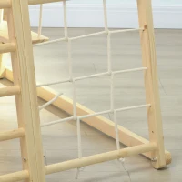 Qaba 5-in-1 Indoor Jungle Gym Playground with Swing, Climber, Monkey Bars(m-8)