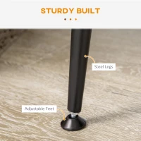 HOMCOM Coffee Bar Cabinet 9-Bottle Wine Rack and Adjustable Shelf, Sideboard Buffet Cabinet Wine Cabinet for Living Room(m-7)