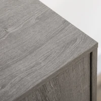 HOMCOM Coffee Bar Cabinet 9-Bottle Wine Rack and Adjustable Shelf, Sideboard Buffet Cabinet Wine Cabinet for Living Room(m-8)