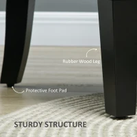 HOMCOM Armchair, Fabric Accent Chair, Modern Living Room Chair with Wood Legs and Rolled Arms for Bedroom, Grey(m-5)