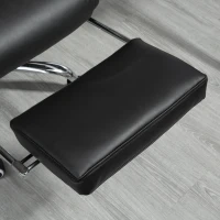 Vinsetto Kneading Massage Office Chair, Reclining Executive Office Chair, PU Leather High Back Computer Chair with Lumbar Cushion, Footrest, Adjustable Height, Black(m-8)