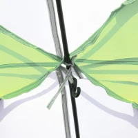 Outsunny Truck Bed Tent for 5'-5.5' Bed with Awning, Portable Pickup Truck Tent for 2-3 Persons, PU 2000mm, Green(m-9)