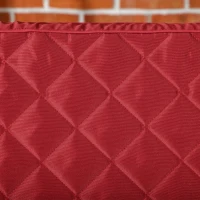 Outsunny 3 Person Porch Swing Bed, Outdoor Patio Swing Chair Bench Hammock with Adjustable Canopy, Cushions, Pillows for Porch and Backyard, Red(m-10)