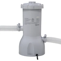 Outsunny Above Ground Swimming Pool, Non-Inflatable Frame Pool, Gray(m-8)