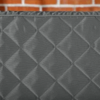 Outsunny 3 Person Patio Swing Chair Bed, Converting Flatbed, Outdoor Porch Swing Bed Glider with Adjustable Canopy, Removable Cushions, Pillows, for Garden, Poolside, Backyard, Dark Gray(m-9)