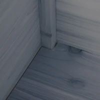 Outsunny Raised Garden Bed Set of 3, Elevated Wood Planter Box with Legs and Bed Liner for Backyard and Patio to Grow Vegetables, Herbs, Gray(m-9)