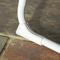 Outsunny Outdoor Lounge Chair, Patio Garden Folding Chaise Lounge, Sun Beach Reclining Tanning Chair with 4-level Adjustable Backrest, Black(m-9)