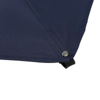 Outsunny 10ft Offset Patio Umbrella, Hanging Cantilever Umbrella, Square Shape, Aluminum Cross Base, Tilt, 360-Degree Rotation, Blue(m-9)