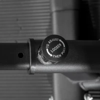 Soozier Sissy Squat Machine, Leg Workout Equipment with Adjustable Pad, Rollers and Non-slip Foot Plate for Home Gym Fitness(m-8)