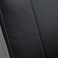 Vinsetto PU Leather Office Chair Desk Chair with 360 Degree Swivel Wheels Adjustable Height Tilt Function Black(m-8)