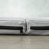 Soozier Pole Dance Mat, 2"T x 5'W Folding Pole Crash Mat for Home, Lightweight and Foldable, Gray(m-7)