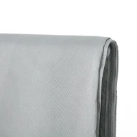 Outsunny 9.84' x 13.1' Gazebo Sidewall Set with Hooks/C-Rings, Light Gray(m-8)
