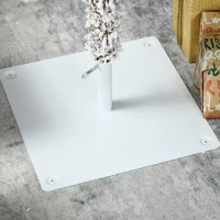 HOMCOM 6' Artificial Flocked Christmas Trees, with Snow Frosted Branches, Auto Open, Steel Base(m-9)