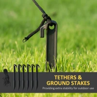 HOMCOM 8FT Halloween Inflatables Outdoor Decorations with LED Lights, Inflatable Skeleton Dinosaur with Witch, Tombstone and Pumpkin, Blow Up Yard Decorations for Garden, Party(m-7)