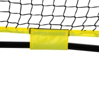 Soozier Portable Soccer Goal Target Net with Carry Bag, Soccer Training Equipment for Aim and Muscle Memory, Shooting Net for Backyard, 3 Pockets(m-7)