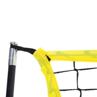 Soozier Portable Soccer Goal Target Net with Carry Bag, Soccer Training Equipment for Aim and Muscle Memory, Shooting Net for Backyard, 3 Pockets(m-8)