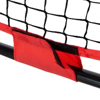 Soozier Portable Soccer Goal Target Net with Carry Bag, Soccer Training Equipment for Aim and Muscle Memory, Shooting Net for Backyard, 3 Pockets(m-9)