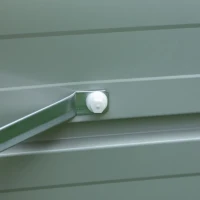 Outsunny 40'' Hexagon Raised Garden Bed, Outdoor Metal Planter Box with Gloves, for Backyard, Patio to Grow Vegetables, Herbs, and Flowers, Gray(m-7)