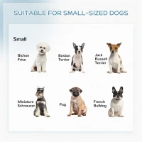 PawHut Metal Pet Playpen Puppy Dog Exercise Fence Pen with Gate Door Indoor Outdoor for Small Animal Rabbit, 32.25"x32.25"x23.5"(m-4)