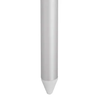 Outsunny Arc. 6.4ft Beach Umbrella with Aluminum Pole Pointed Design Adjustable Tilt Carry Bag for Outdoor Patio Green(m-9)