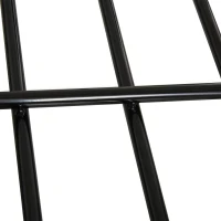 HOMCOM 64"/43" x 39" Car Roof Rack, Length Adjustable Roof Basket, Universal Rooftop Cargo Carrier Basket with U-bolts, 220 lbs Capacity(m-5)