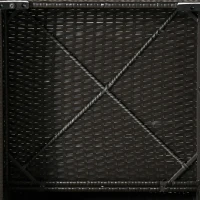 Outsunny 7 Piece Outdoor Patio Furniture Set, PE Rattan Wicker Sectional Sofa Set with Couch Cushions, Throw Pillows and Slat Coffee Table, Dark Brown, Deep Blue(m-8)