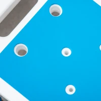 HOMCOM Height Adjustable Shower Chair, 16.7"W Aluminum Shower Stool for Inside Shower with Suction Cup Feet, EVA Padded Bath Seat for Senior, Elderly, Disabled(m-10)