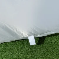 HOMCOM 6' Christmas Inflatables Outdoor Decorations Santa Claus Wearing Hat, Blow-Up LED Yard Christmas Decor, Waterproof(m-9)