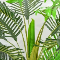 HOMCOM 6FT Artificial Tropical Palm Tree, Faux Decorative Plant in Nursery Pot for Indoor or Outdoor Décor(m-8)