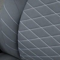 Vinsetto Home Office Chair, Height Adjustable Desk Chair with Flip Up Armrests, Swivel Wheels and Tilt Function, Dark Gray(m-9)