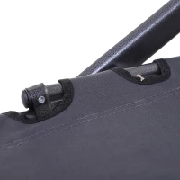 Outsunny Folding Chaise Lounge Chair for Outside, 2-in-1 Tanning Chair with Pillow & Pocket, Adjustable Pool Chair for Beach, Patio, Lawn, Deck, Gray(m-8)