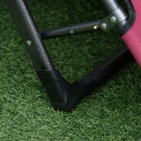 Outsunny Folding Chaise Lounge Chair for Outside, 2-in-1 Tanning Chair with Pillow & Pocket, Adjustable Pool Chair for Beach, Patio, Lawn, Deck, Red(m-8)