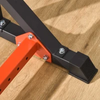 Soozier Adjustable Barbell Rack Stand, Home Gym Squat Rack for Strength Training(m-8)