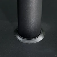 Outsunny 29 lbs Cement Square Market Umbrella Base Holder 16" Heavy Duty Parasol Stand for Patio, Outdoor, Backyard, Black(m-9)