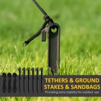 Outsunny 8ft Christmas Inflatables Outdoor Decorations Smiling Santa Claus with Gift Bag, Blow-Up LED Yard Christmas Decor for Lawn Garden Party(m-7)