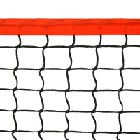 Soozier 10ft Portable Soccer Tennis/Pickleball/Badminton/Mini Tennis Net w/ Sideline for Training with Included Storage Bag, Red(m-8)
